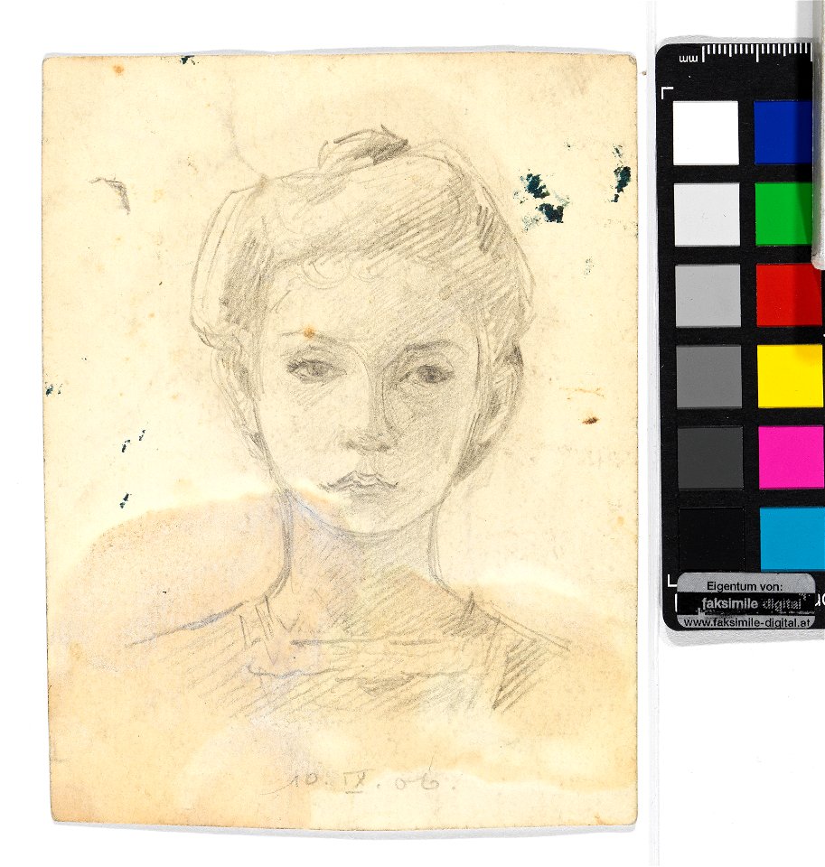 Schiele - Porträt eines Mädchens, 304964, 1906