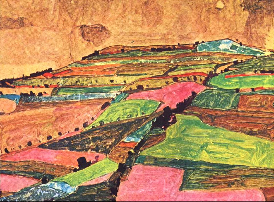 Schiele - Felderlandschaft