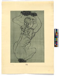 Schiele - Kauernde, 1154931, 1914