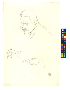 Schiele - Heinrich Benesch (recto), 95465, 1913