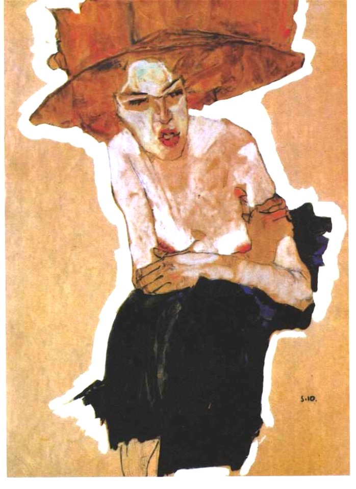 Schiele - Die Hämische - 1910