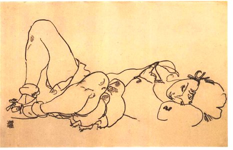 Schiele - Liegende - 1918