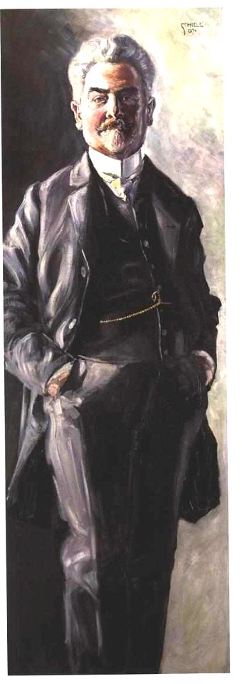 Schiele - Bildnis Leopold Czihaczek stehend - 1917
