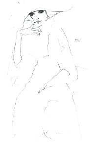 Schiele - Die Tänzerin Moa - 1911