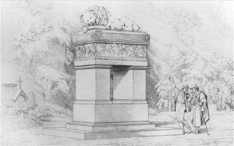 Schinkel, Entwurf für von Scharnhorst-Grabmal