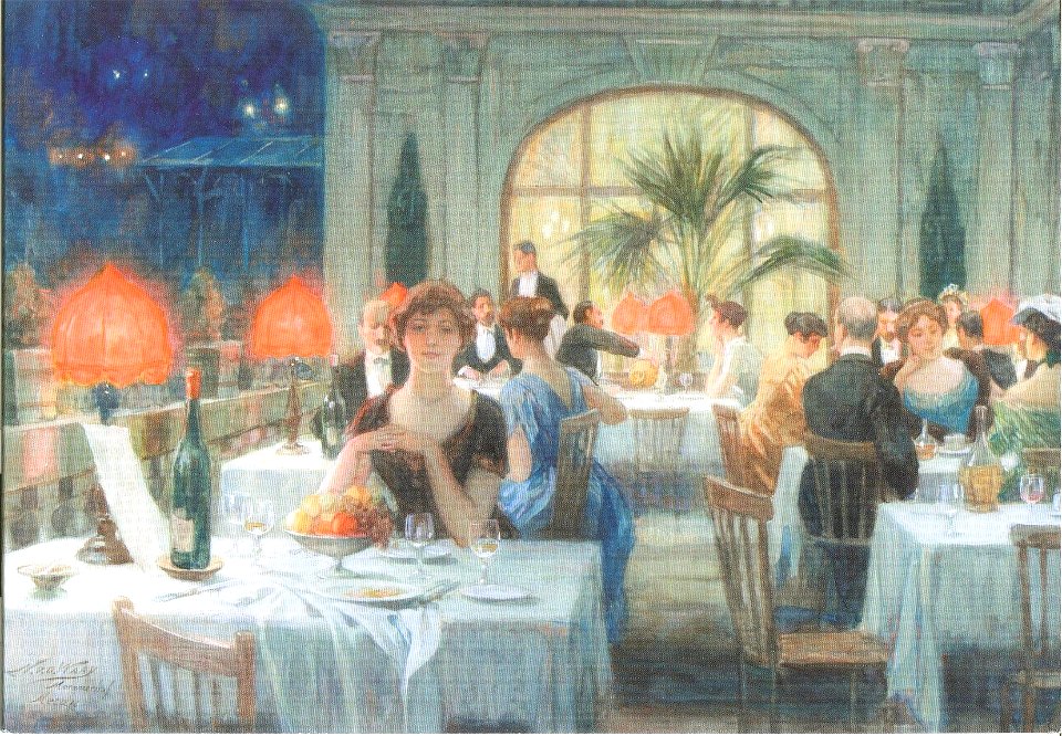 Schilderij Terras 001