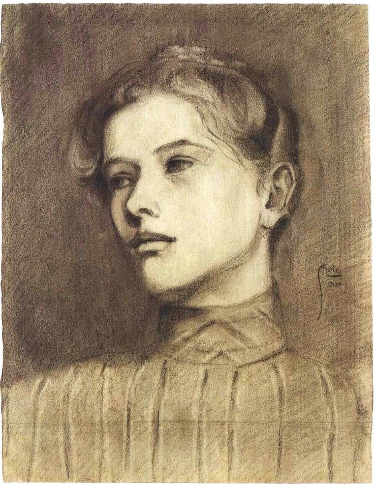 Schiele - Mädchenbildnis