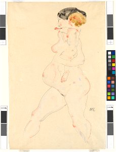 Schiele - Schwangere Frau mit Kind auf dem Arm, 115153, 1912