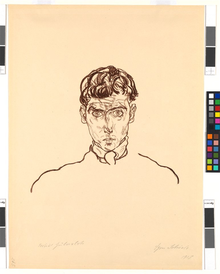 Schiele - Porträt Albert Paris von Gütersloh (Maler), 116204, 1918