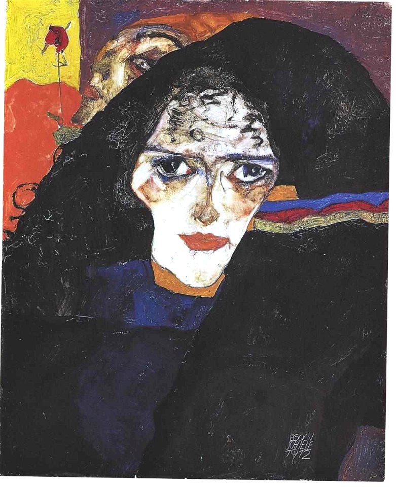 Schiele - Trauernde Frau - 1912