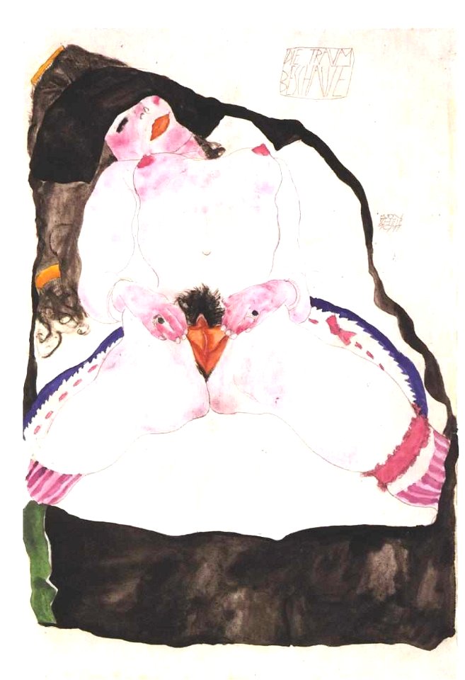 Schiele - Die Traumbeschaute - 1911
