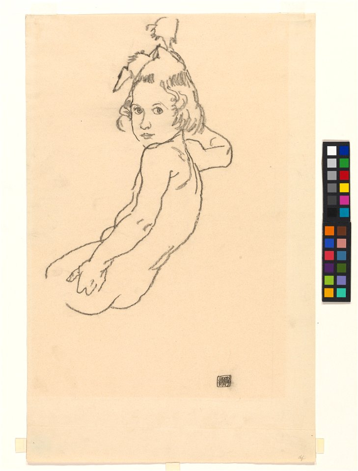 Schiele - Kinderakt, 100987, 1917