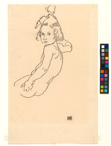 Schiele - Kinderakt, 100987, 1917