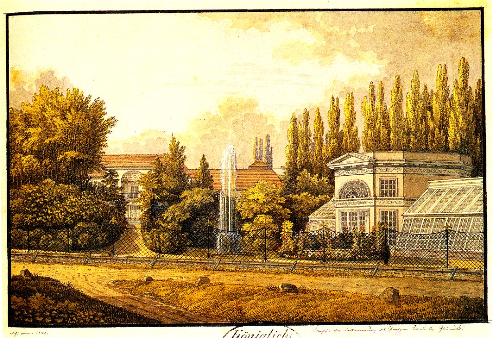 Klein-Glienicke Hardenberg Schirmer Schloss KPM 1824