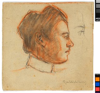 Schiele - Krumauer Verwandter des Künstlers, 304944, ca. 1906