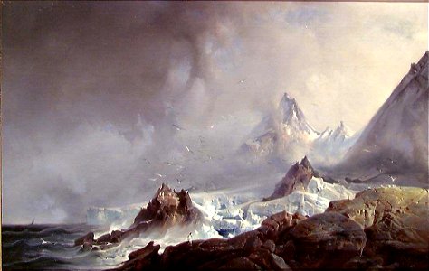 Franz Wilhelm Schiertz - View from Norskøyene on Spitsbergen - NG.M.00763 - National Museum of Art, Architecture and Design