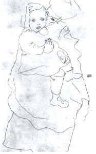 Schiele - Mutter mit Kind - 1912