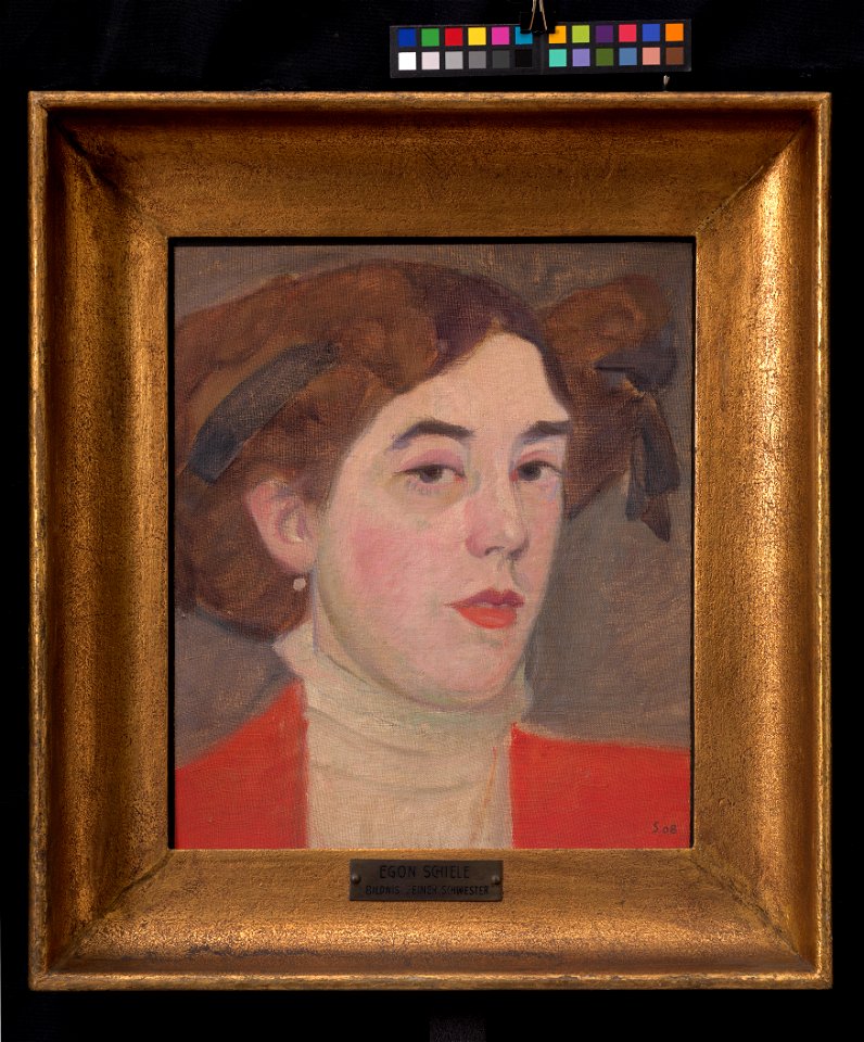 Schiele - Melanie Schiele, 1908