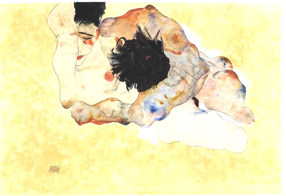 Schiele - Umarmung - 1912