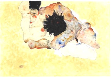 Schiele - Umarmung - 1912