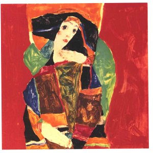 Schiele - Porträt einer Frau - Valerie Neuzil