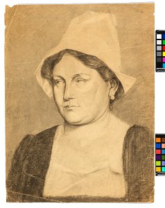 Schiele - Porträt einer Frau mit Holländerhaube, 304950, 1907