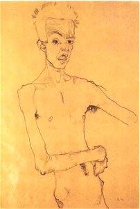 Schiele - Selbstbildnis-1910