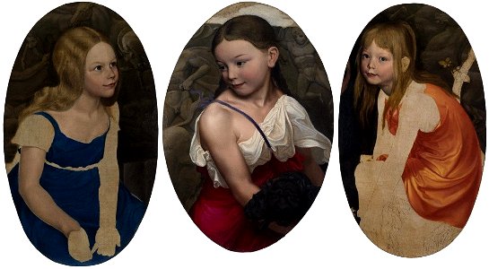 Karl Friedrich Schinkel - Marie, Susanne und Karl, des Künstlers Kinder