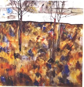 Schiele - Winterbäume - 1912