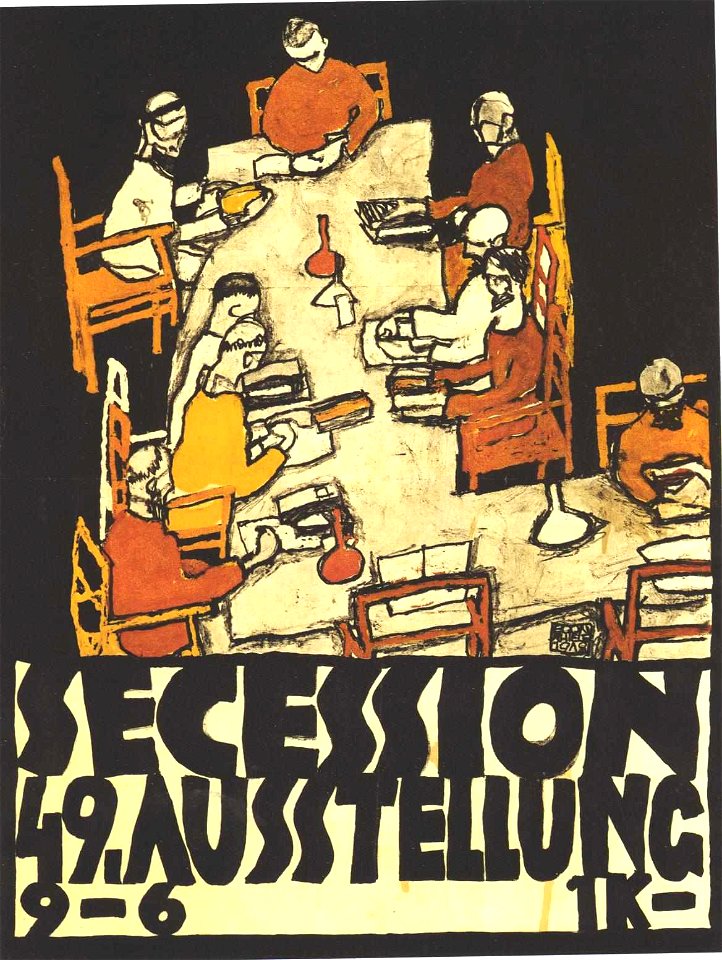 Schiele - Secessionsplakat