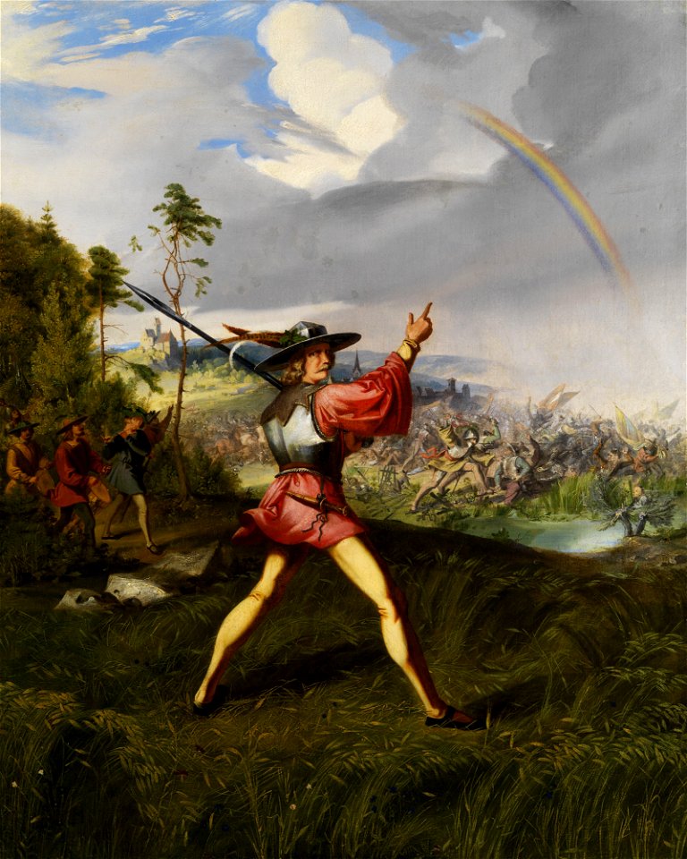 Schlacht von Dürnkrut und Jedenspeigen 19Jh
