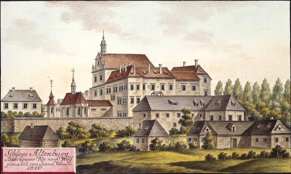 Schloss Altenburg, Bidczower Kr. nach Wolf gemahlt von Joann Venuto