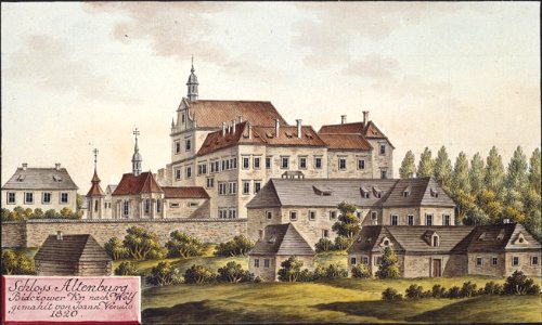 Schloss Altenburg, Bidczower Kr. nach Wolf gemahlt von Joann Venuto