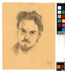 Schiele - Porträtstudie Anton Peschka, 304945, 1909