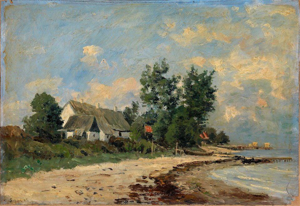 Jacob Oxholm Schive - House by the Seaside - NG.M.03275 - National Museum of Art, Architecture and Design