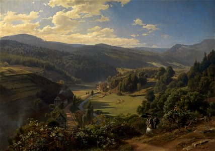 Schirmer Das Geroldsauer Tal bei Baden-Baden 1855