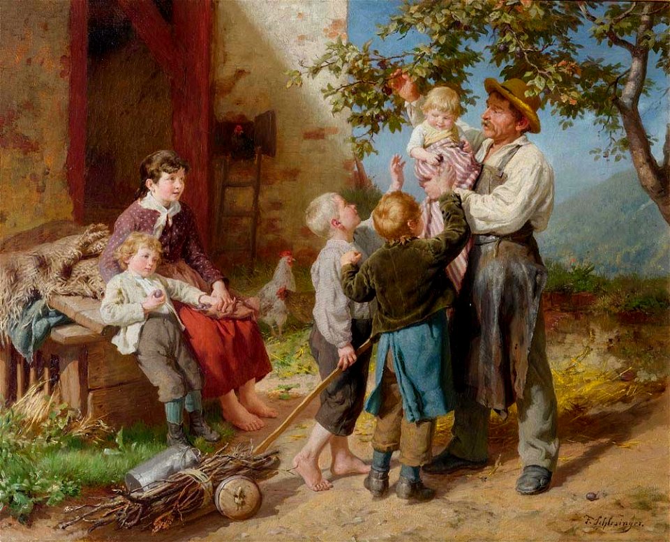 Felix Schlesinger - Bei der Pflaumenernte