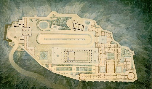 Schinkel – Acropolis Palace – Grundriss