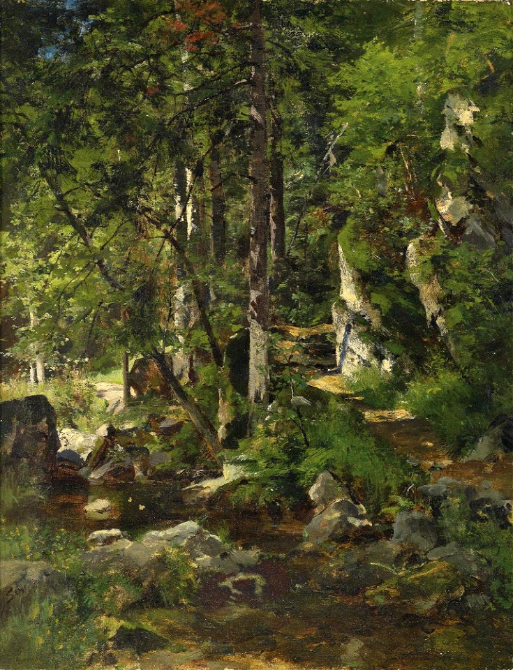 Emil Jakob Schindler - Waldweg