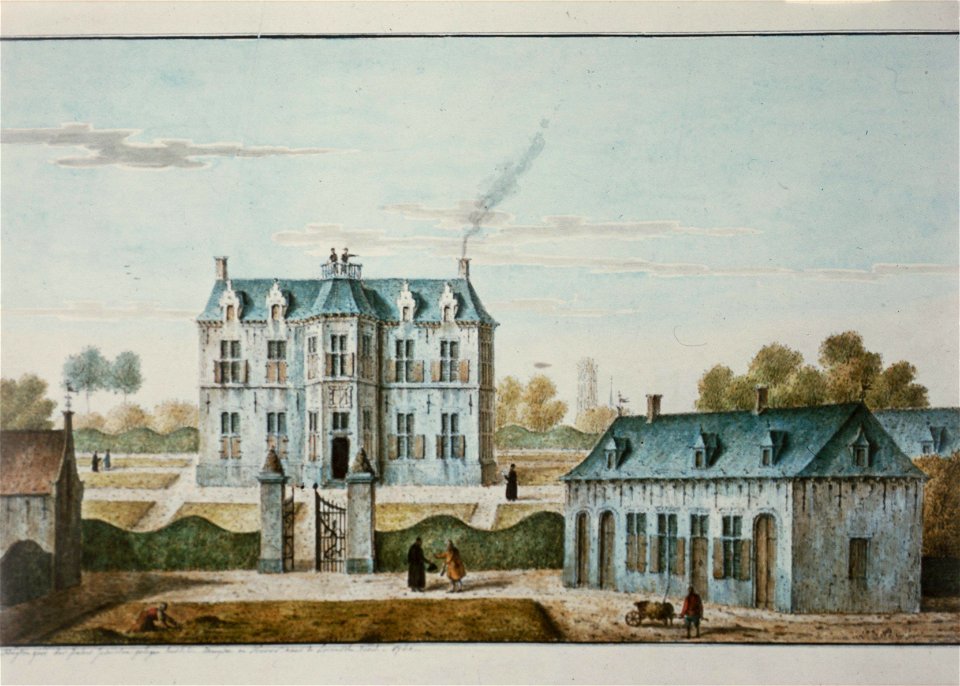Schilderij van het Ambrooskasteel