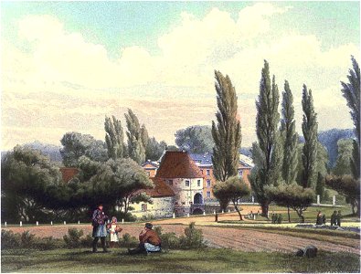 Schloss brünninghausen historische ansicht