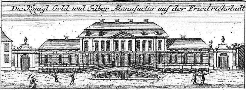 Schleuen - Königl. Gold-und-Silber-Manufactur 1757