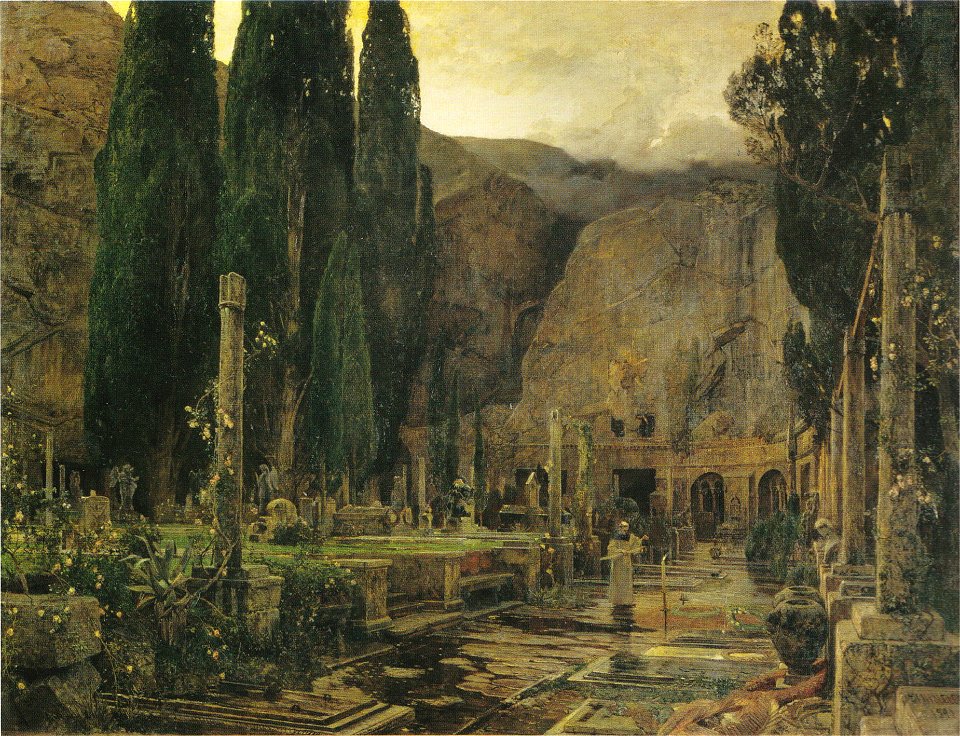 Schindler – Pax – The cemetery of Gravosa near Ragusa, 1891 