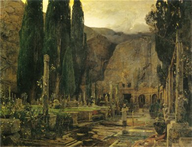 Schindler – Pax – The cemetery of Gravosa near Ragusa, 1891 