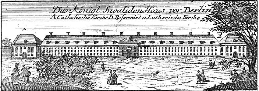 Schleuen - Königl. Invaliden-Haus 1757
