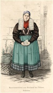 Schlesische Tracht aus Neuland bei Neisse