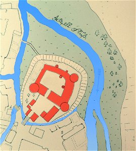 Schloss Lüchow Grundriss um 1700