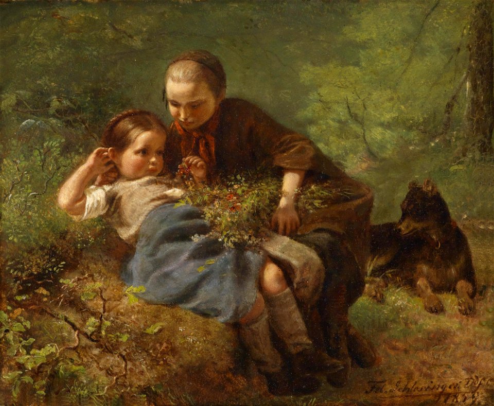 Felix Schlesinger - Kinder im Wald