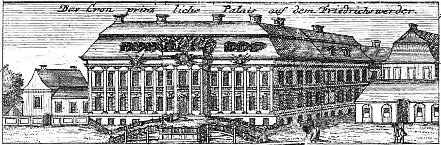 Schleuen - Cronprinzliche Palais 1757