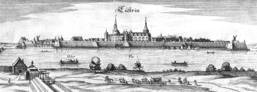 Schloss Küstrin Matthias Merian 1652